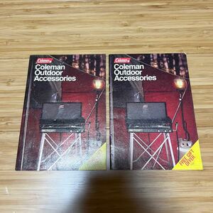 Coleman Outdoor Accessories コールマン レトロ 英語冊子 カタログ キャンプ用品 キャンプギア