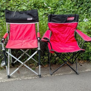 Coleman アウトドアチェア 大型 2脚ペア