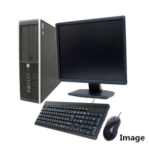 中古パソコン Windows XP Pro 32Bit搭載 19型液晶モニターセット HP Compaq シリーズ Core i3/4G/新品SSD 480GB/DVD-ROM