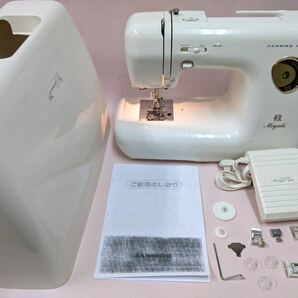 ☆整備済☆フット付☆パワフル&自動糸調子☆美品☆JANOME ジャノメ 電子ミシン 雅 MIYABI MR5400