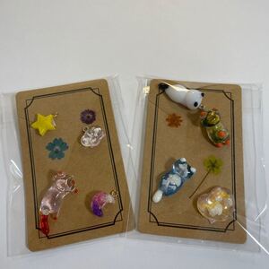 レジン・ハンドメイドパーツ8個お買い得セット ハンドメイド レジン素材
