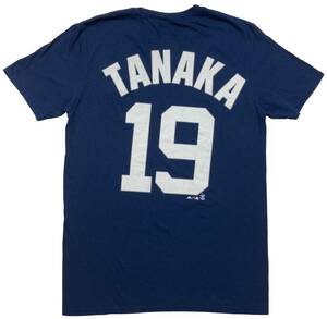 未使用品 MLB ヤンキース 田中将大 Tシャツ M #19 New York Yankees マジェスティック Majestic