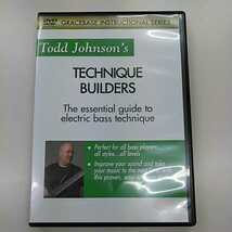 DVD / Todd Johnson / TECHNIQUE BUILDERS / The Essential guide to electric bass technique / エレキベース / GBP22641-5 / 20218_画像1