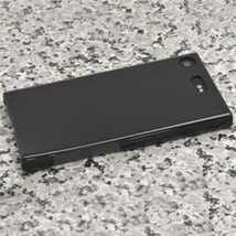 プラタ Xperia XZ1 Compact SO-02K ハード ケース カバー 【 ブラック 】 シンプル 無地 保護 背面 _画像5