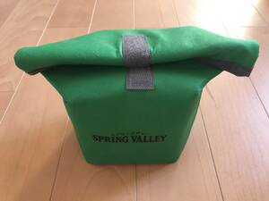 KIRIN SPRING VALLEY オリジナル３缶保冷バッグ＜グリーン＞ （缶ビールは含まれません。バッグのみです。） 未使用新品 送料込