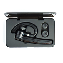 Bluetoothヘッドセット5.0 ブラック ワイヤレス ヘッドセット 音質片耳内蔵マイク Bluetoothイヤホンビジネス快適装着 ハンズフリー_画像6
