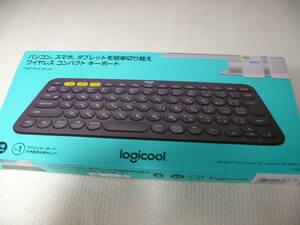 ロジクール ワイヤレスキーボード 薄型 小型 Bluetooth K380 ブラック