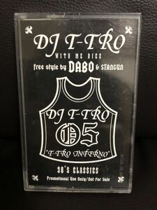 CD attaching HIP HOP MIXTAPE DJ T-TRO 05 WITH MC RICE FREE STYLE DABO & STANCUN 90'S CLASSICS*MURO KIYO KOCO KENTA