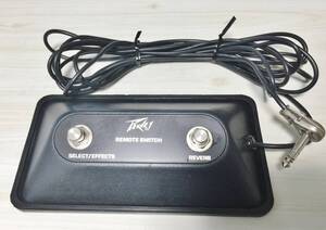 即決 PEAVEY 純正 2ボタンフットスイッチ Select/Effects Reverb
