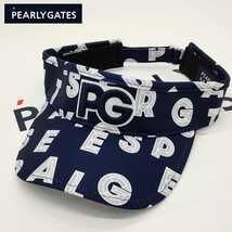 ★新品正規品 PEARLYGATES/パーリーゲイツダイヤカットロゴバイザー(UNISEX) 男女兼用 希少_画像1