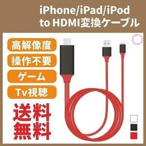 HDMI 変換ケーブル iPhone 簡単 動画 車 カーナビ スマホ テレビ