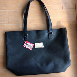 【新品タグ付き】Disneyディズニーミニーマウス ミニー ビジネス トートバッグ 肩掛けかばん 肩かけバッグ 黒 ブラック