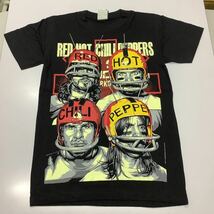 SR9A3. バンドTシャツ Sサイズ　RED HOT CHILI PEPPERS ③ レッドホットチリペッパーズ　RHCP レッチリ　ロックTシャツ_画像1