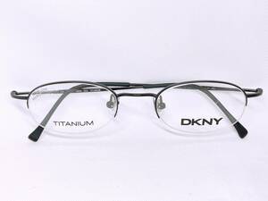 A-7　新品　未使用　眼鏡　メガネフレーム　★　DKNY　ダナキャラン　★　チタン　日本製　国産　ブランド　男性　女性　メンズ
