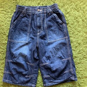 デニム半ズボン140 ハーフパンツ