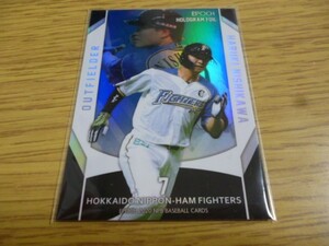 EPOCH エポック 2020 NPB プロ野球カード ホログラムフォイル HF-10 日本ハムファイターズ　西川遥輝