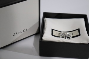 *GUCCI Gucci *[457110]GG Logo крюк серьги серебряный серьги 