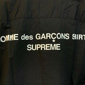 ☆Supreme×COMME des GARCONS SHIRT シュプリーム×コムデギャルソンシャツ☆ 18AW パッチワークシャツ ブラックの画像3