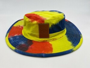 *LOEWE Loewe * hat blue × yellow × red 