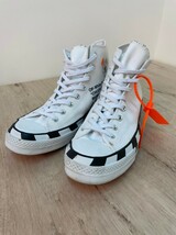 ☆Off-White オフホワイト☆×Converse コンバース　 Chuck Taylor チャックテイラー70 ハイ スニーカー_画像1