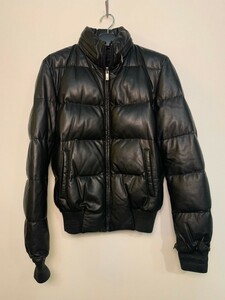 *ALEXANDER MCQUEEN Alexander McQueen * leather down jacket 