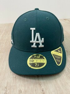 ☆Aime Leon dore　エイメ レオン ドレ☆×NEW ERA 59FIFTY LOW PROFILE CAP GREEN ニューエラ ドジャース ベースボールキャップ