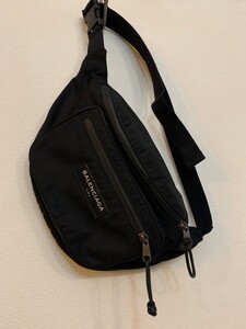 ☆バレンシアガ BALENCIAGA☆【EXPLORER BELT PACK 482389 1000 A 538735】 エクスプローラーウエストベルトバッグ