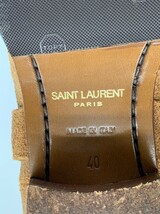 ☆SAINT LAURENT PARIS サンローランパリ☆【リングブーツ/ワイアット40ハーネス】スウェードレザーヒールブーツ 40_画像5