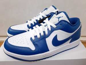 27cm US10 Nike WMNS Air Jordan 1 Low Marina Blue ナイキ ウィメンズ エアジョーダン1 ロー マリーナブルー DC0774-114 スニーカー
