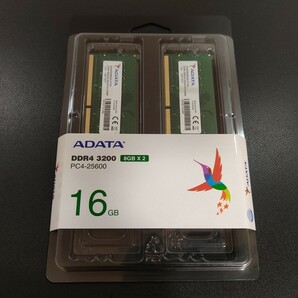 ノートPC用 SODIMM 8GBx2枚組 ADATA AD4S32008G22-DTGN DDR4-3200