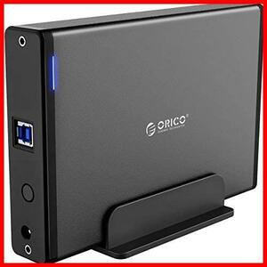 ORICO 3.5インチ HDDケース USB3.0 ドライブケース SATA 3.0 対応 16TBまで 5Gbps高速 ハードディスクケース UASP転送モード対応 アルミ製