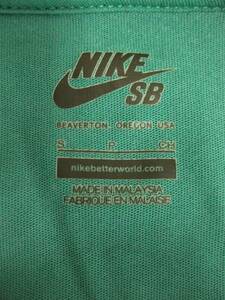 NIKE SB ICON Tシャツ 緑系 S USED スケート