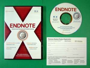 【1620】中古 Thomson Reuters ユサコ EndNote X5 usaco エンドノート 論文 文献 引用 研究 調査 作成 支援 管理ソフト トムソン・ロイター