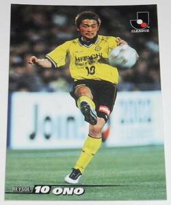  Calbee J Lee g chip s2002 1 J1 regular card *029 Oono .. Kashiwa Ray soru