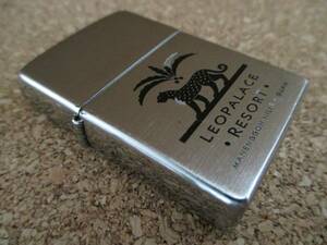 ZIPPO 『LEOPALACE・RESORT レオパレス・リゾート』2009年2月製造 GUAM グアム島 オイルライター ジッポ 廃版激レア