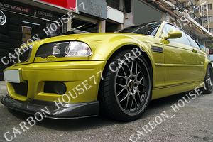 ★BMW E46 M3 カーボン フロント リップ スポイラー AC型《3分割タイプ》☆.