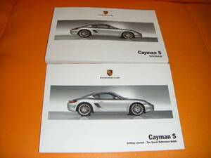  Porsche Cayman S (987 previous term ) owner manual C89