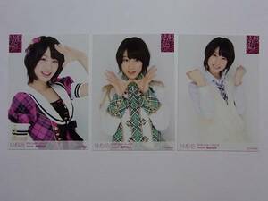 3種★NMB48高野祐衣 2012 April May June ランダム生写真★