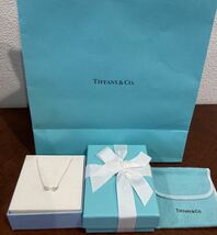 新品 正規品 ティファニー tiffany&co ネックレス シルバー インフィニティ 箱 巾着 紙袋 リボン ペンダント プレゼント ギフト_画像4