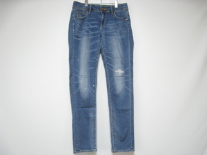 CLOSSHI PREMIUMk Rossi - premium .... bottoms Denim jeans ji- bread skinny damage processing indigo waist 61