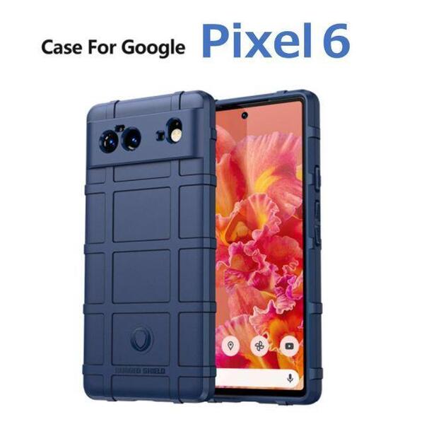 Google Pixel 6 ケース ブルー アーミー
