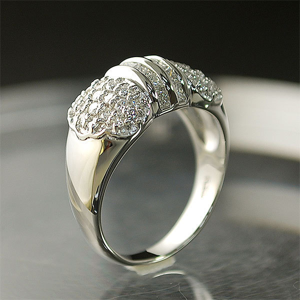 品多く 婚約指輪 安い プラチナ ダイヤモンド 0.5カラット 鑑定書付