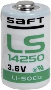 1個 Saft 塩化チオニルリチウム 1/2AA リチウム電池 LS14250！送料無料！E158