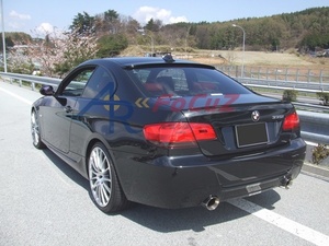 BMW 3シリーズ E92 M3 クーペ リアトランクスポイラー ABS 色付 塗装