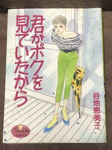 谷地 恵美子『君がボクを見ていたから』★YOUNG YOUコミックス（B6判）　※同梱2冊まで送料185円