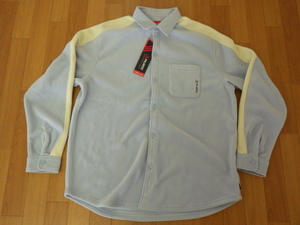 【Supreme シュプリーム】Polartec Shirt ポーラテック シャツ タグ付き ライトブルー Ⅹ RN１０１８３７