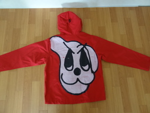 【SUPREME シュプリーム】dog taped seam jacket レッド Ｓサイズ　古着　18AW ナイロンジャケット