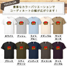 Tシャツ レンガ お家 メンズ レディース かわいい 綿100% 大きいサイズ 半袖 xl おもしろ 黒 白 青 ベージュ カーキ ネイビー 紫 カッコイ_画像2