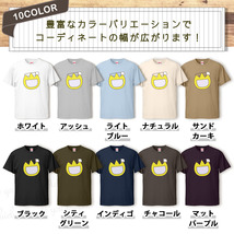 Tシャツ 名札 黄 メンズ レディース かわいい 綿100% 大きいサイズ 半袖 xl おもしろ 黒 白 青 ベージュ カーキ ネイビー 紫 カッコイイ 面_画像2