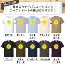 Tシャツ 菊 メンズ レディース かわいい 綿100% キク 花 大きいサイズ 半袖 xl おもしろ 黒 白 青 ベージュ カーキ ネイビー 紫 カッコイイ_画像2